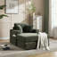 Chaise longue d'intérieur Nuvia avec mousse haute densité et porte-gobelets-1134841749