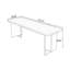 Bureau moderne et simple en bois massif avec pieds en acrylique-237474666