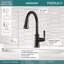 Robinet de cuisine à poignée simple Westchester avec accessoires-34405459