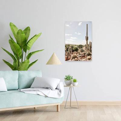 Art contemporain contemporain avec cactus
