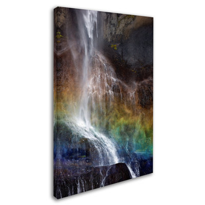 Ann «Waterfall Rolling», reproduction d'impression sur toile tendue Ann