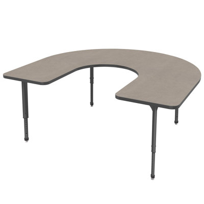 Marco Apex Series Adjustable Height Horseshoe Activity Table