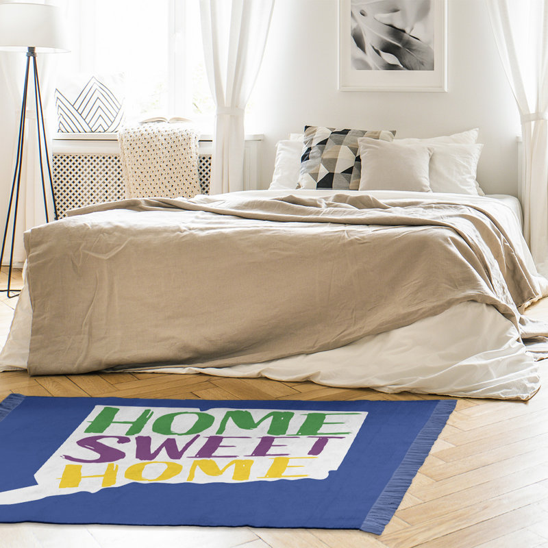 Tapis connecticut vert/mauve de la zone home
