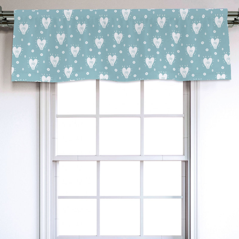 Sateen Ruffled Window Valance