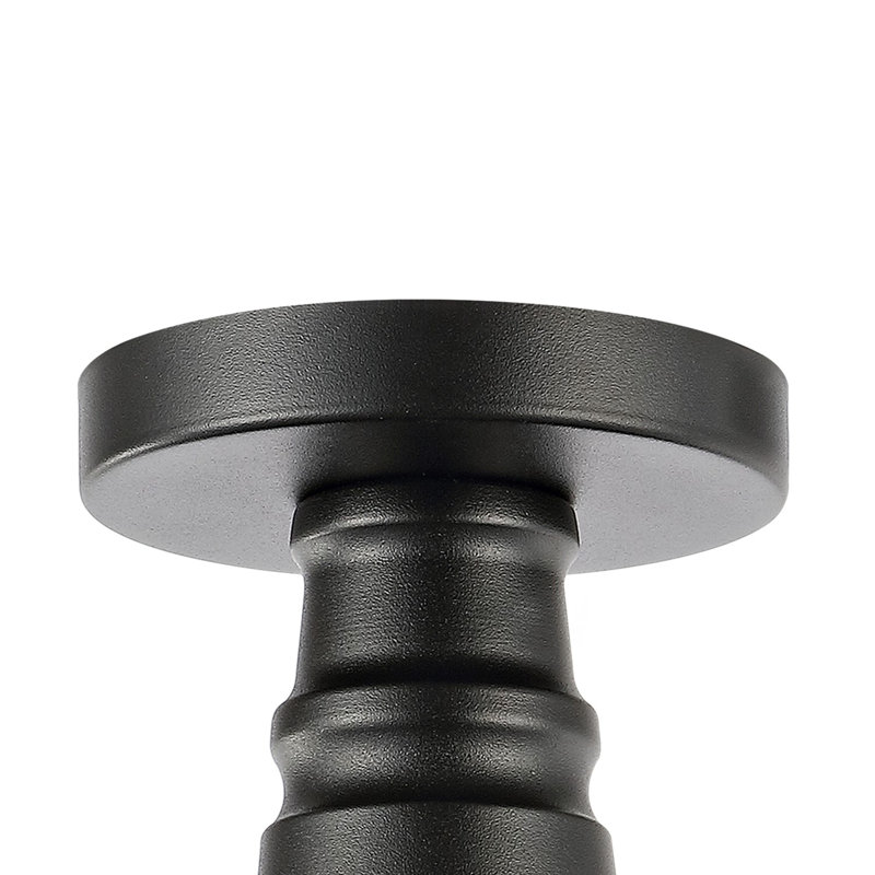 Plafonnier semi-encastré 1 lumière 14 po, Gris