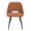 Ensemble de 8 chaises de salle à manger rembourrées Mid-Century avec pieds en métal-1860924239