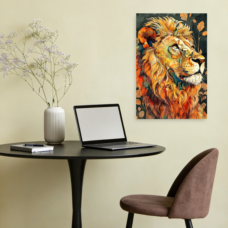 «Tropical Tropical Lion», 24" H x 16" W
