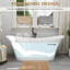 Baignoire profonde autoportante 69 po