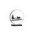 12.75" Deer Family Led Black Table Lamp