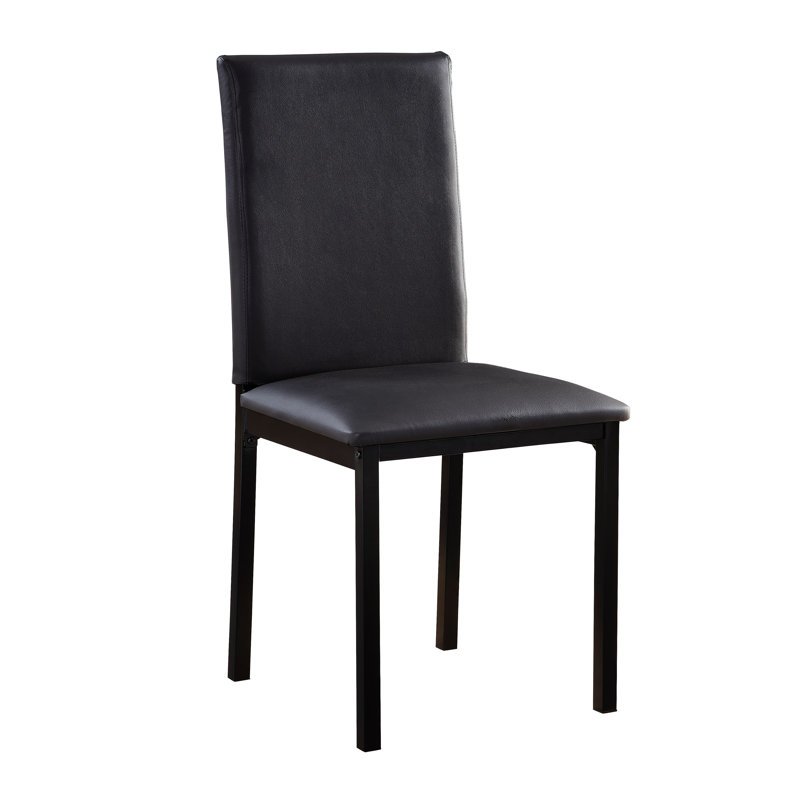 Ensemble de 4 chaises de salle à manger en similicuir rembourrées