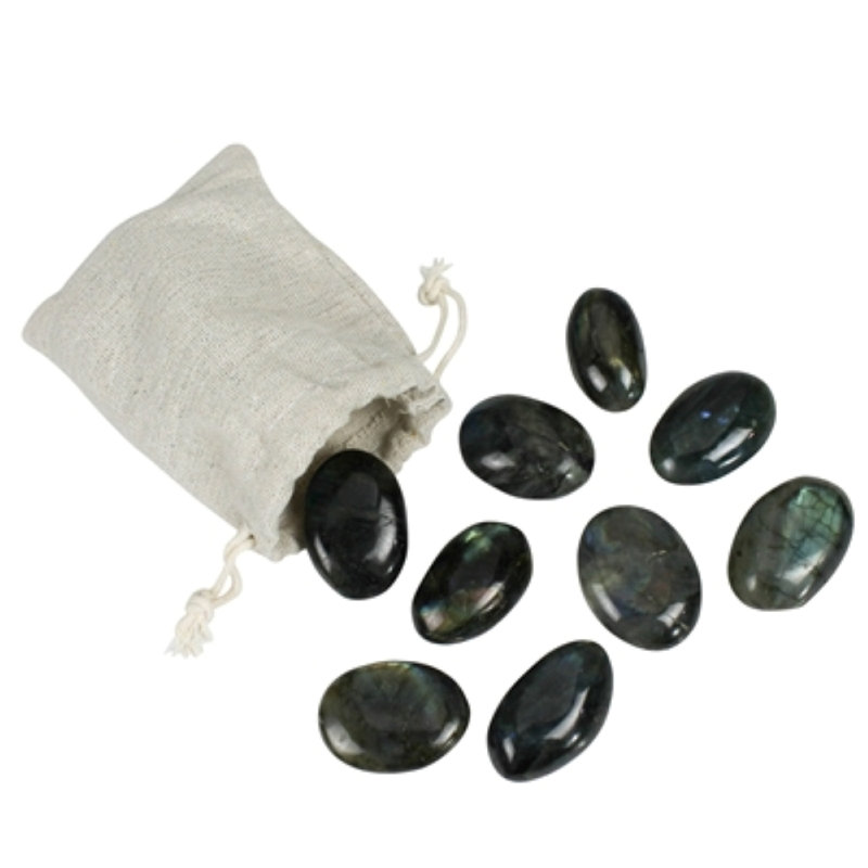 Labradorite Pebble  Pebble size will vary