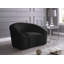 Fauteuil demi-tonneau en velours Alaw-1910994064