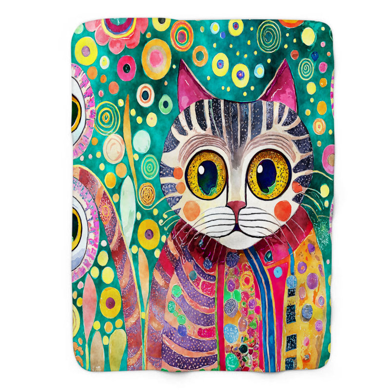 Cosmic Feline - couverture 1 pièce, Grand lit