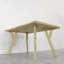 Katlyn Oak Unfinished Solid Wood Dining Table-1125162494