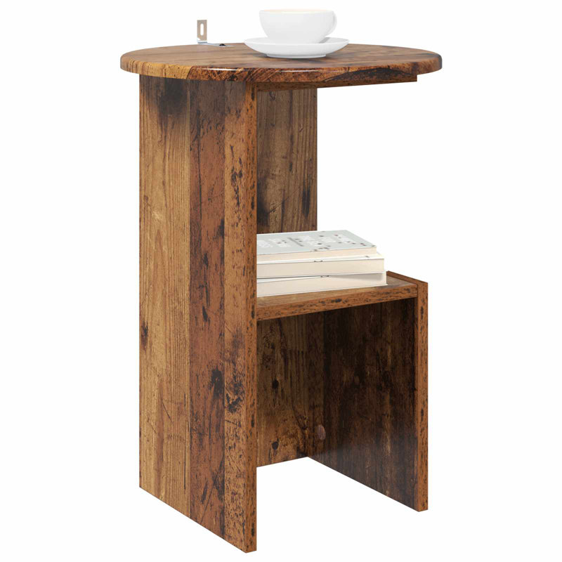 End Table, Old Wood