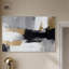 Toile dorée sur gris, art moderne noir et blanc par Art Remedy-104433919-104433922