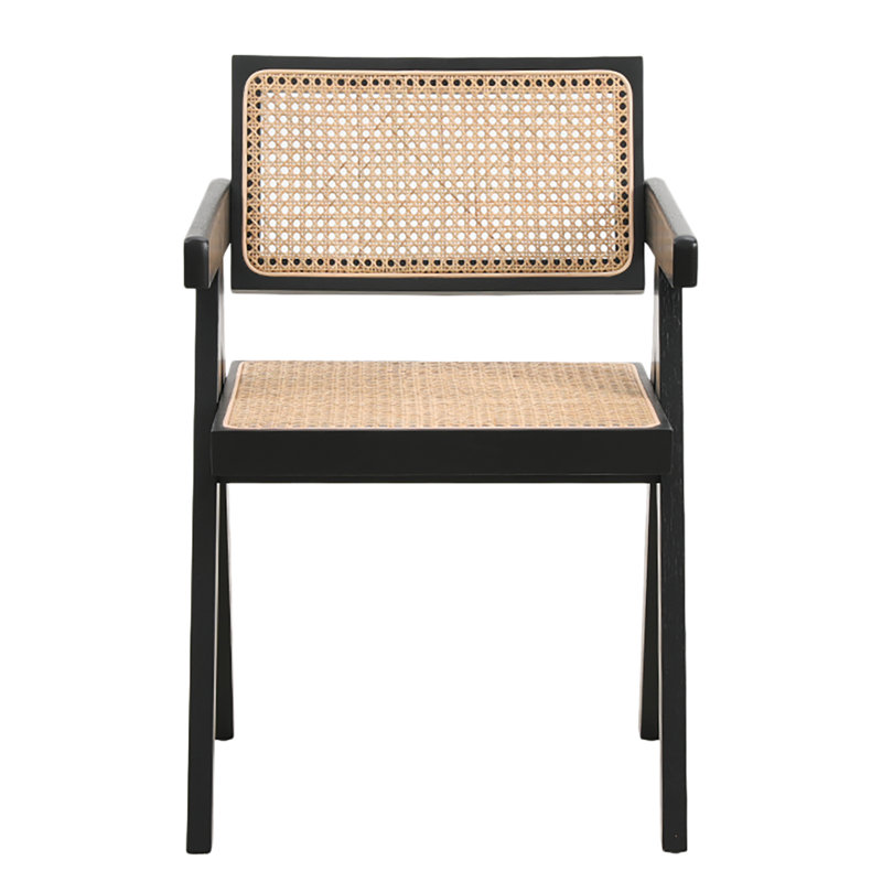 Upholstered Dining Chair, Black