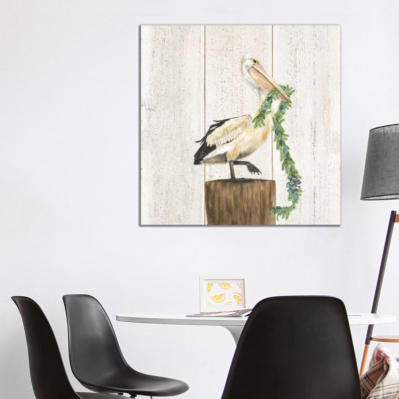 Christmas On The Coast Aqua II by Tara Reed - Wrapped Canvas Print, 30.48cm H x 30.48cm W x 1.9cm D