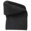 Fauteuil d'appoint à accoudoirs inclinés noir Mcdonald