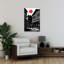 Japanese Red Sun Street Traditional Vintage Abstract Architecture City Wall Art Print 1 Piece Wrapped Canvas Wall Art-1317731931