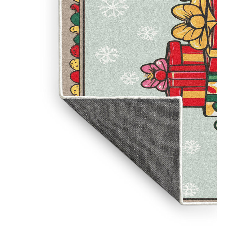 Tapis vacances de Noël The Holiday Aisle®, Rectangle 7 pi x 9 pi