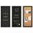 Tableau de liège Thomas Martha Stewart, tableau noir, ensemble de papier à lettres avec punaises incluses, aimants, craie liquide-89798307