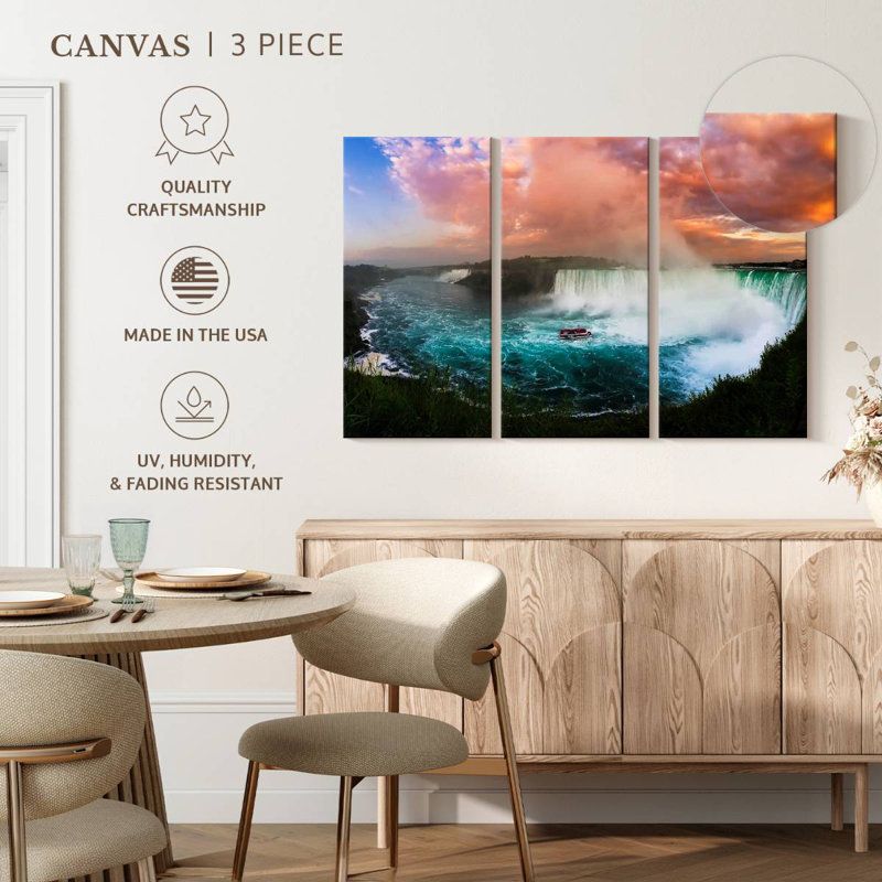 Alvord Niagara Falls Sunset Cruise, 48" H x 74" W