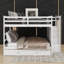 Lit superposé double avec lit gigogne et escalier-1167698805-1167698804