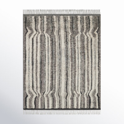 Benjamin Stone Charcoal Hand-Knotted Rug