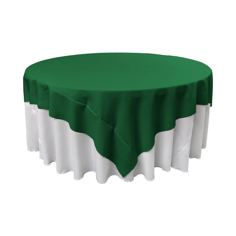 Nappe de couleur unie carrée - Basics by Wayfair ™, Vert émeraude, Carré 72 po