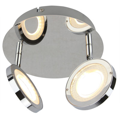 2 Light Led Track Light 8.2"d X 8.2"h