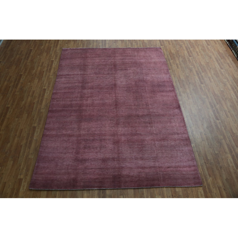Tapis persan contemporain en laine Gabbeh 9 x 12