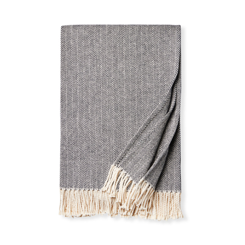 Celine Throw Blanket, Black