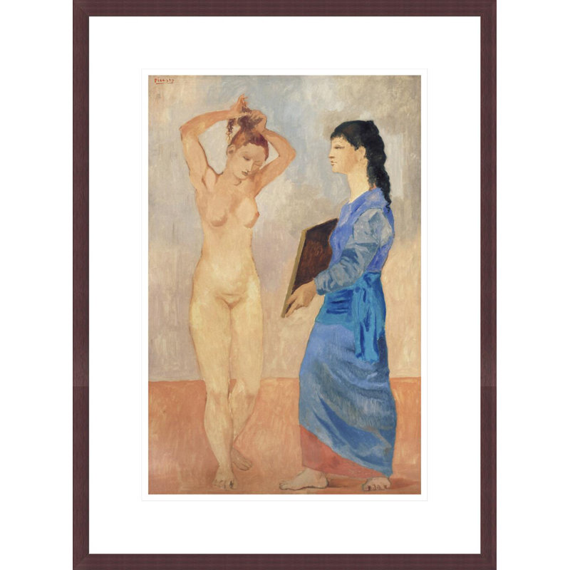 «La Toilette» par Pablo Picasso, impression giclée sur cadre, H 21,75 po x l 16,18 po
