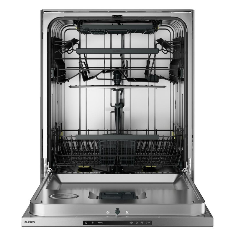 ASKO 24" 42 Decibel ENERGY STAR Certified Built-In Dishwasher and Tall Tub Stainless Steel