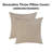 Chenille Throw Pillow Covers Set of 2, Decorative Soft Couch Pillow Covers 18x18 Inch-121160387