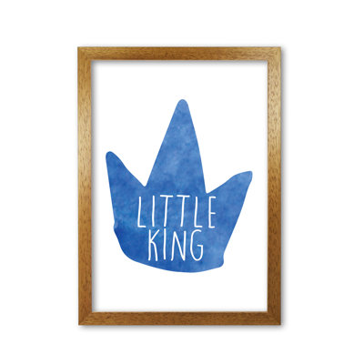 Little King Blue Crown - Painting