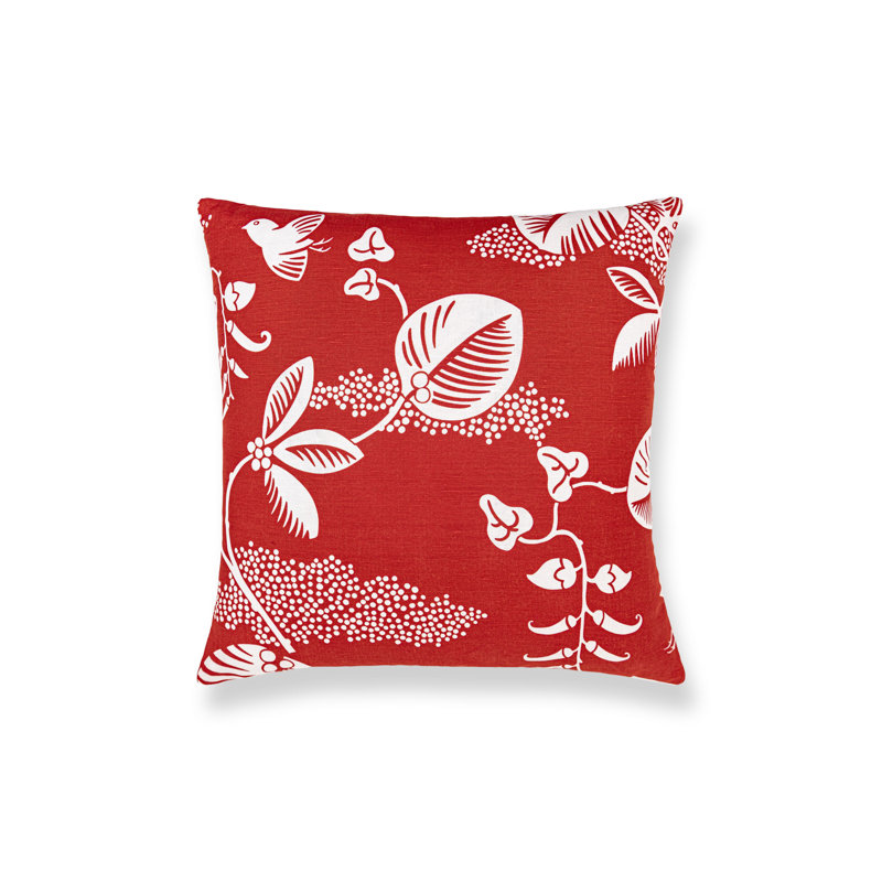 Coussin en coton réversible, Redhot