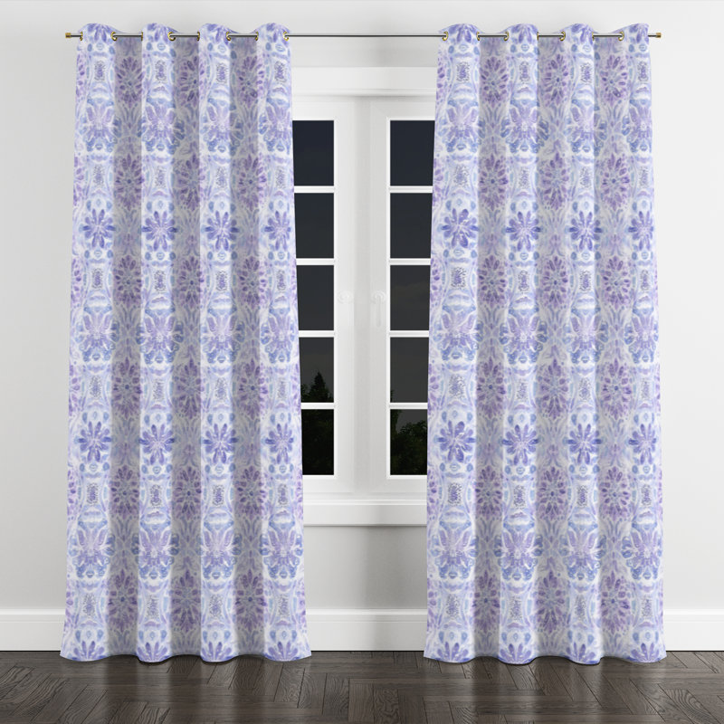 Rideaux Boho, Œillets dorés, L 52 po x L 95 po