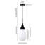 Luminaire suspendu en forme de goutte à 1 lumière Hoye-1325694508-1326622081-1325694510