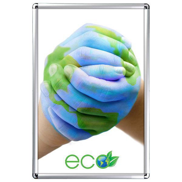 Snap Frame, 22" H x 18" W x 0.47" D, Silver