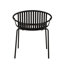 Ensemble de salle à manger moderne 7 pièces avec chaise empilable-1844534693