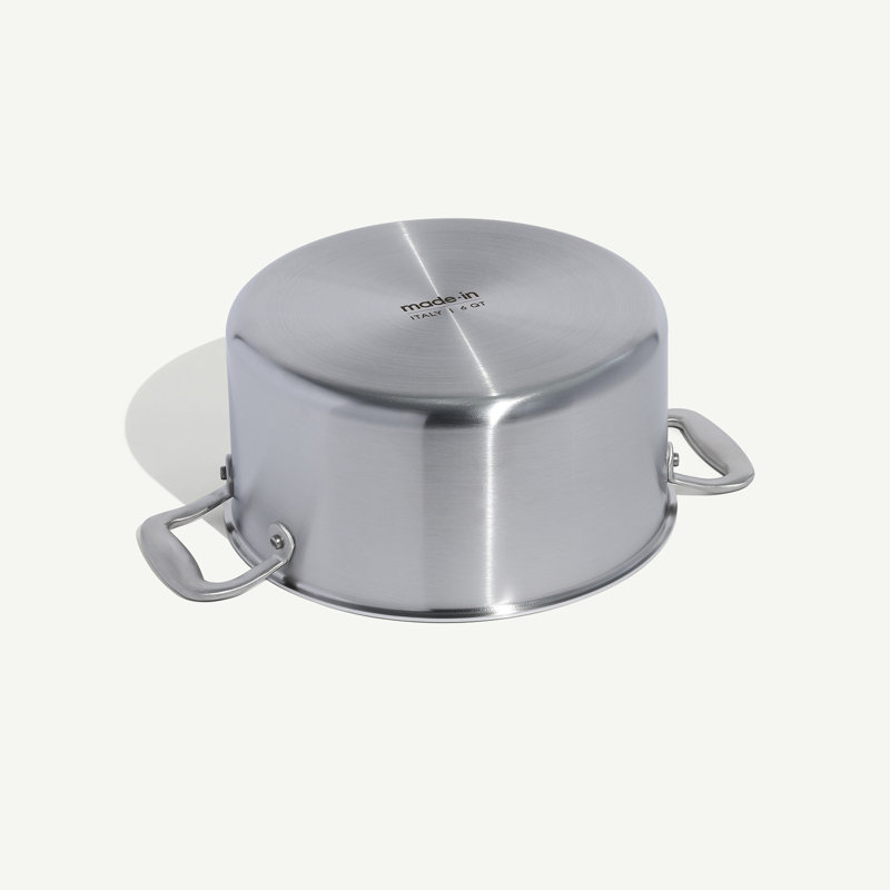 Stainless Clad 6 qt. Stock Pot with Lid