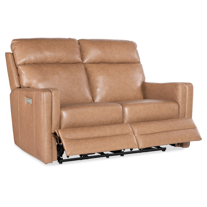 Twain Leather Loveseat