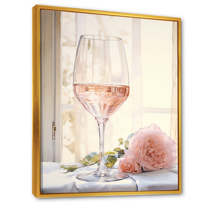 Sancerre Serenity I - impression, H 44 po x l 34 po x P 1,5 po, Cadre flottant doré