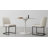 Serena Modern Vegan Leather Upholstered Steel Solid Back Dining Side Chair in Ivory-747338512