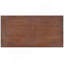 Table basse à plateau relevable rétro avec rangement pour le salon, compartiment caché et tablette inférieure, finition espresso et blanc vieilli-130132489