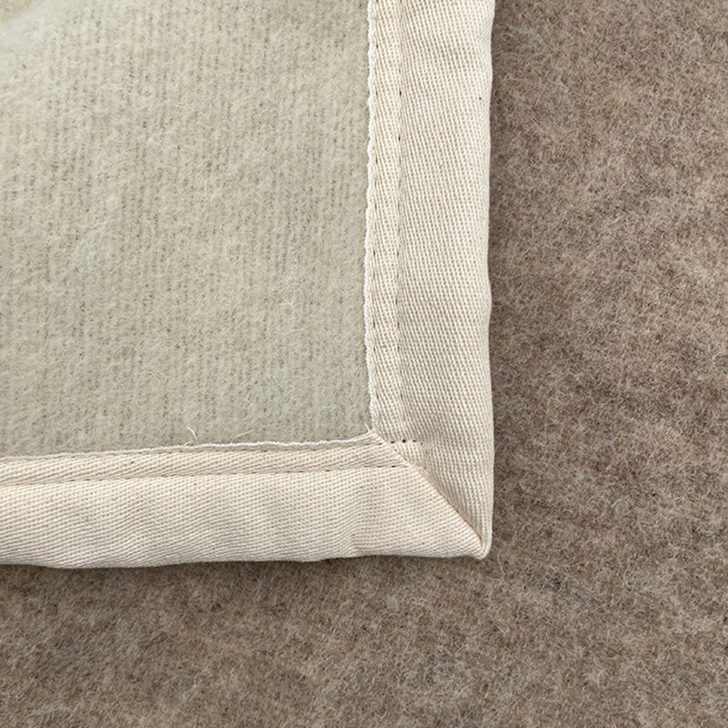 Undyed Virgin Wool Heavyweight Blanket, King