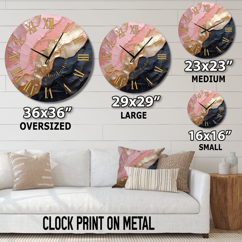 Horloge murale Minimalisme, Surdimensionné