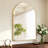 Juny Arched Bathroom Aluminium Arch Wall Mirror-378490429-354579121